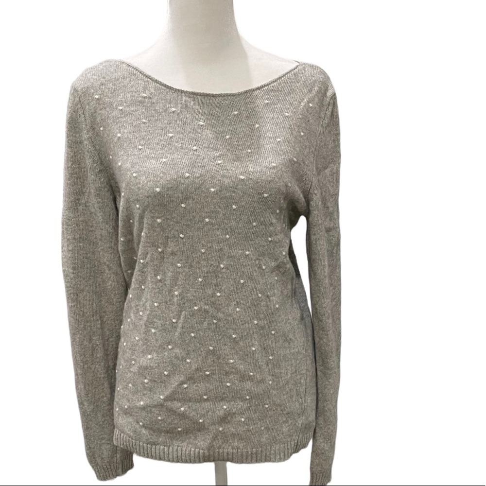 Benedetta B gray sweater wool cashmere blend size‎ large